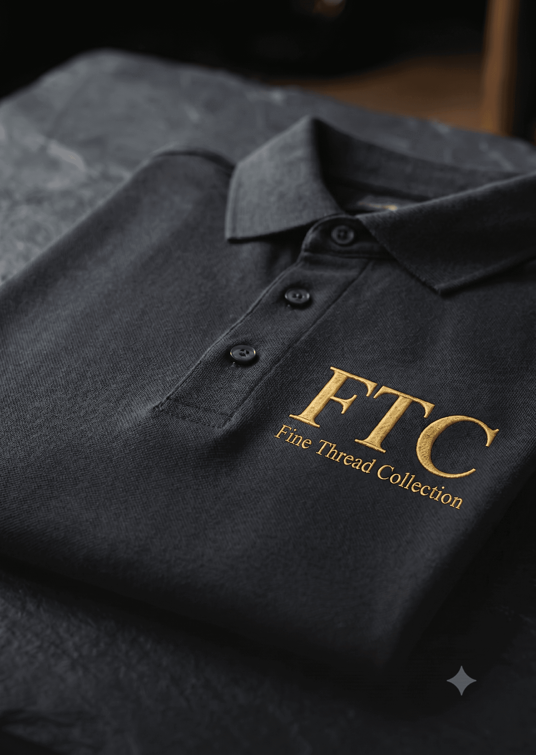 FTC embroidered polo shirt for corporate uniform programme
